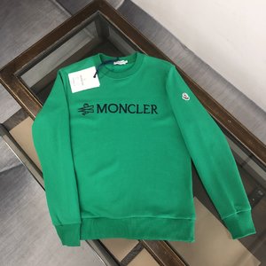 Moncler Clothing Sweatshirts Black Green White Fashion