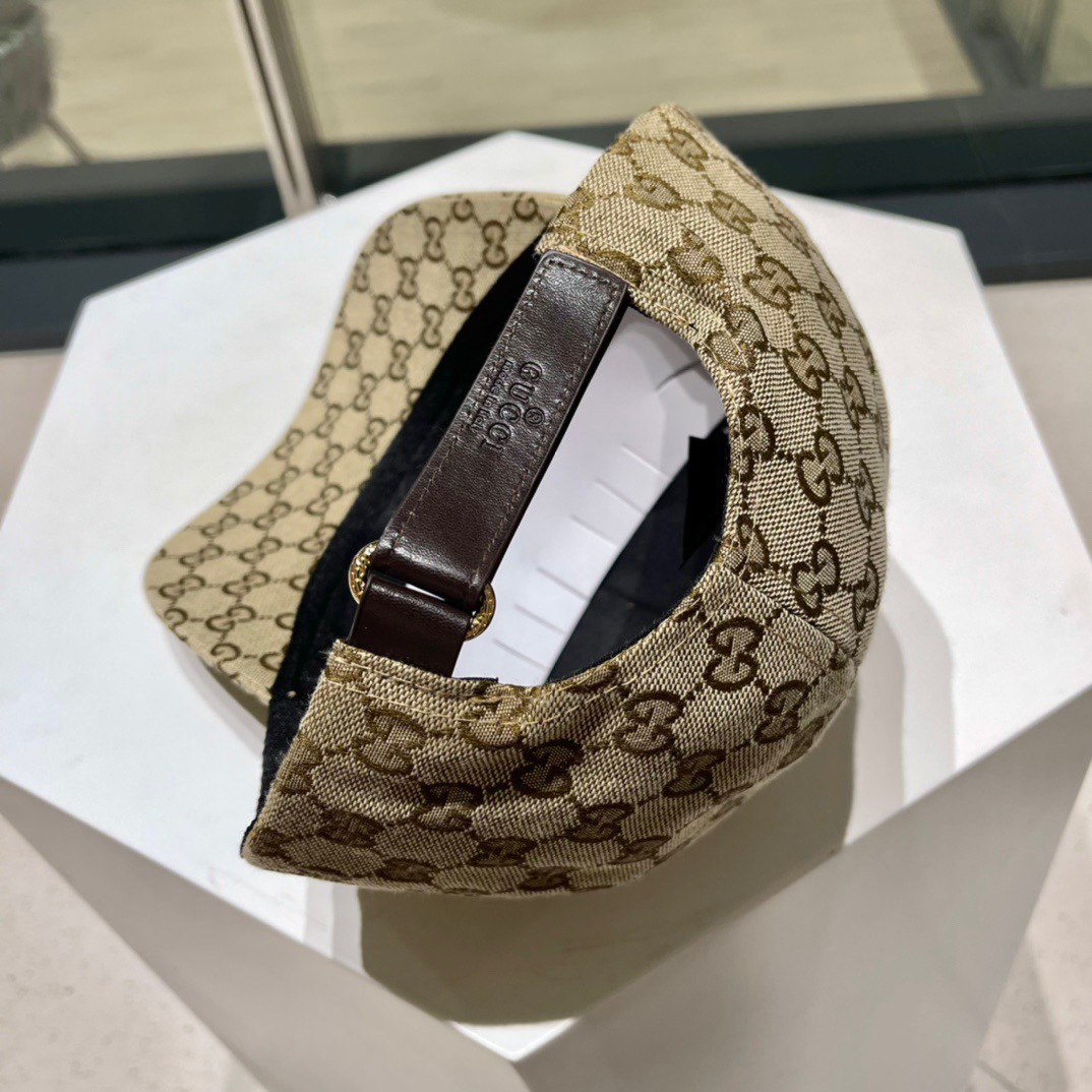  GUCCI古奇 2023专柜新款简约刺绣款棒球帽，很潮！休闲运动款，经典制作，超级好搭衣服！