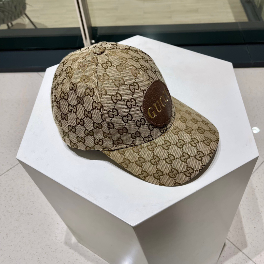  GUCCI古奇 2023专柜新款简约刺绣款棒球帽，很潮！休闲运动款，经典制作，超级好搭衣服！