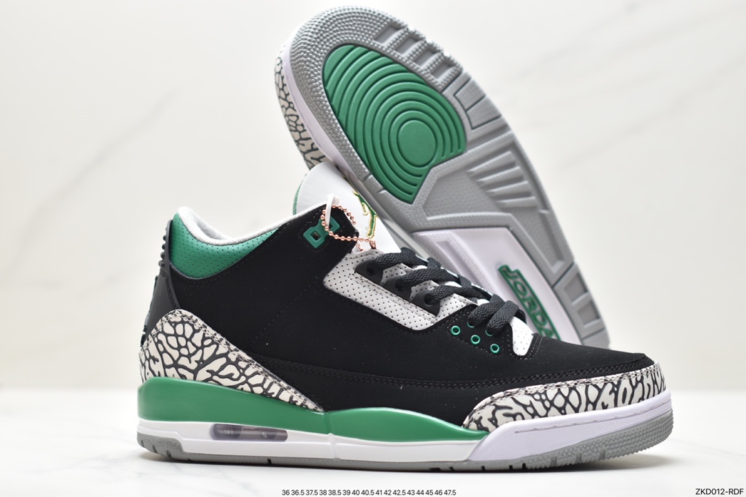 Air Jordan 3 Retro ”Hide and Sneak” White Gray Brown AJ3 Jordan 3 Generation CT8532-030