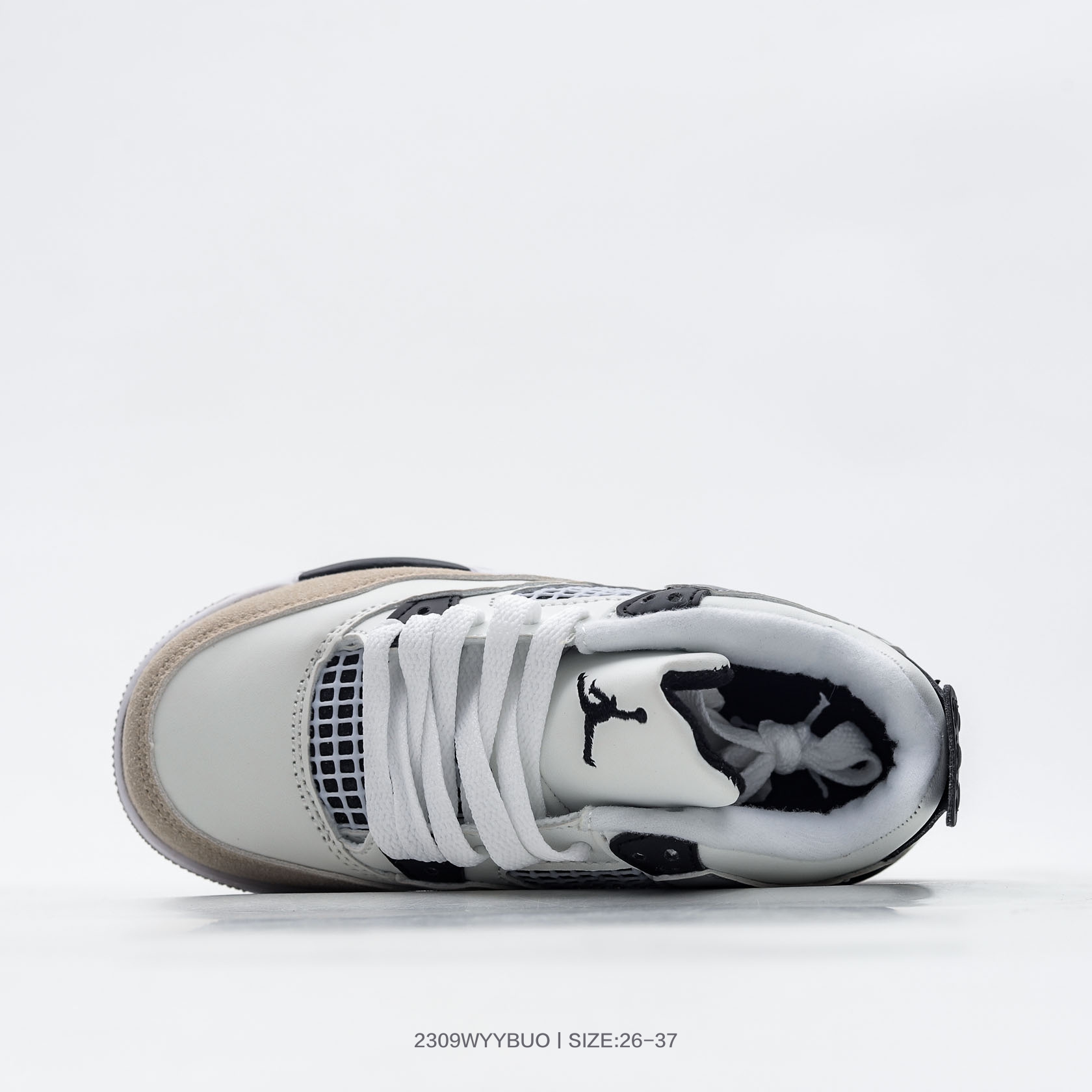 图片[6]-耐克Nike Air Jordan 4 乔4 AJ4 童鞋中帮复古休闲运动文化篮球鞋。货号：DH6927 101 尺码：26 27 28 29 30 31 32 33 34 35 36 37-选品中心