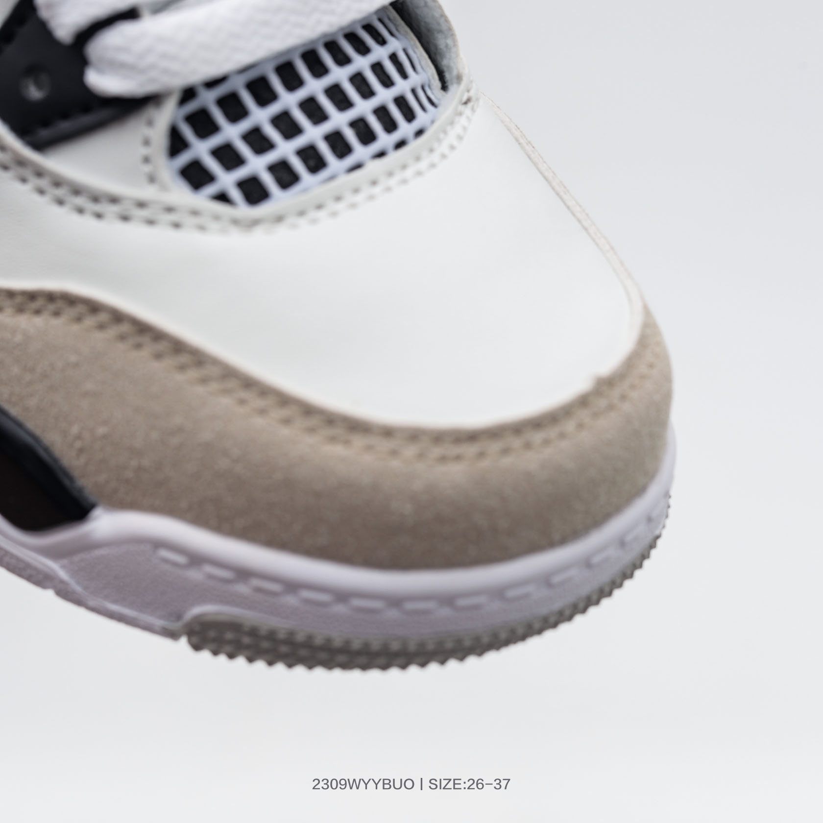 图片[8]-耐克Nike Air Jordan 4 乔4 AJ4 童鞋中帮复古休闲运动文化篮球鞋。货号：DH6927 101 尺码：26 27 28 29 30 31 32 33 34 35 36 37-选品中心