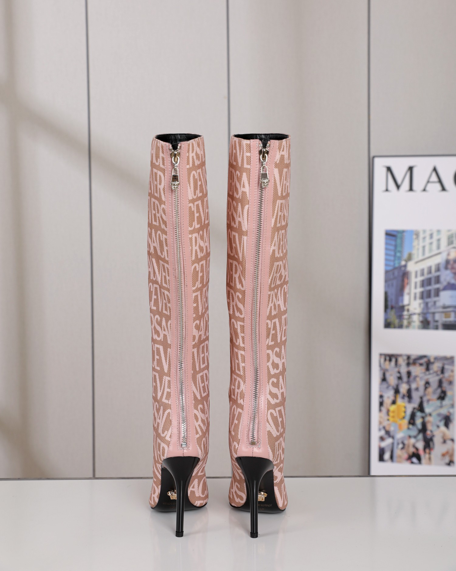 Latest Versace Autumn/Winter Boots: High-quality, unique design, 10.5cm heel, sizes 35-42. - 图片 3