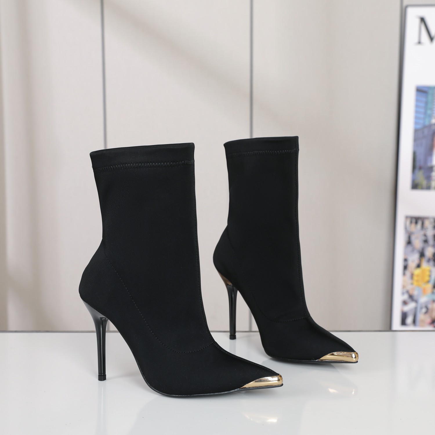 Latest Versace Autumn Winter Boots: High-Quality, Size 35-42, 10.5cm Heel, Sheepskin, Rubber Sole - 图片 9