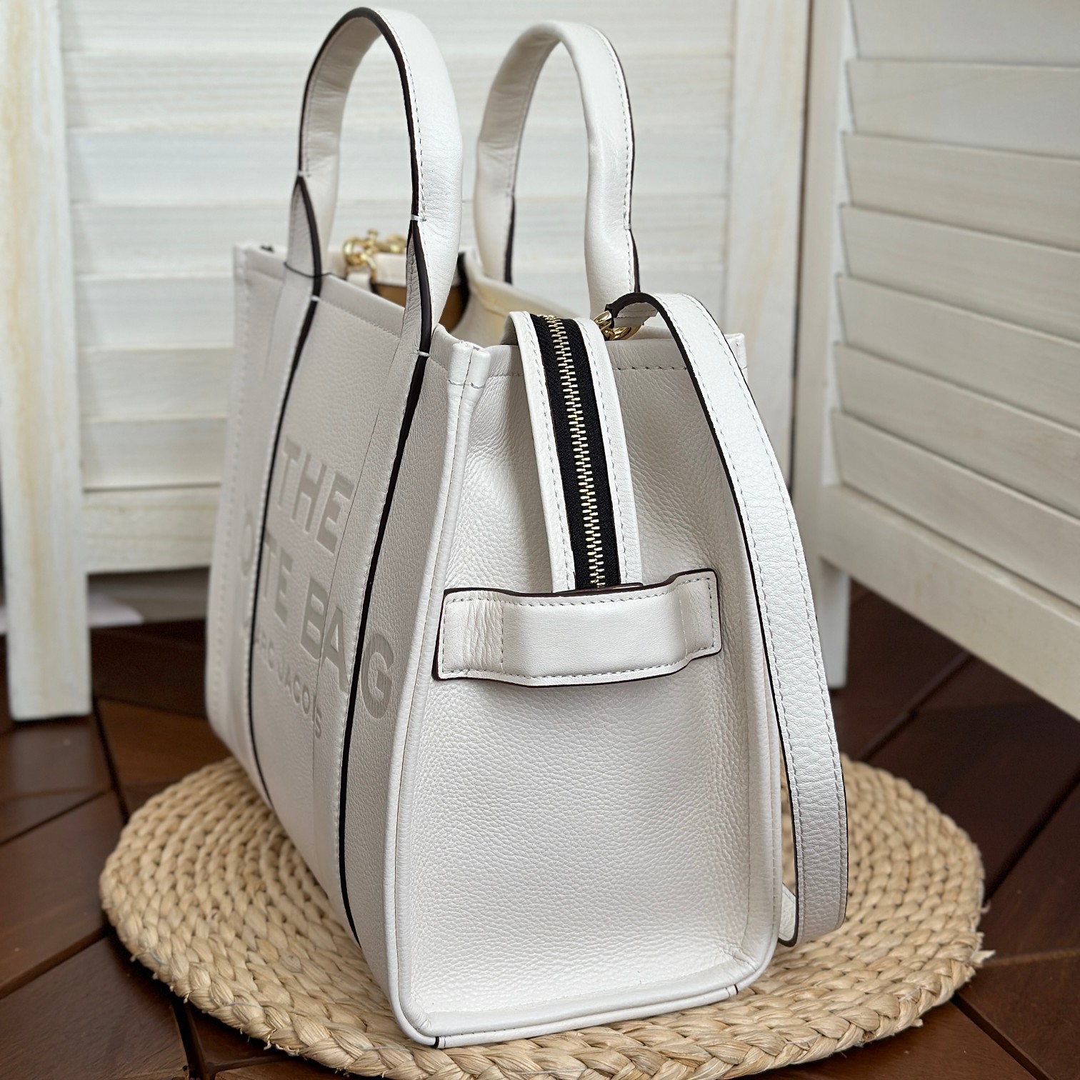 Marc Jacobs ～托特皮 白色小号33cm