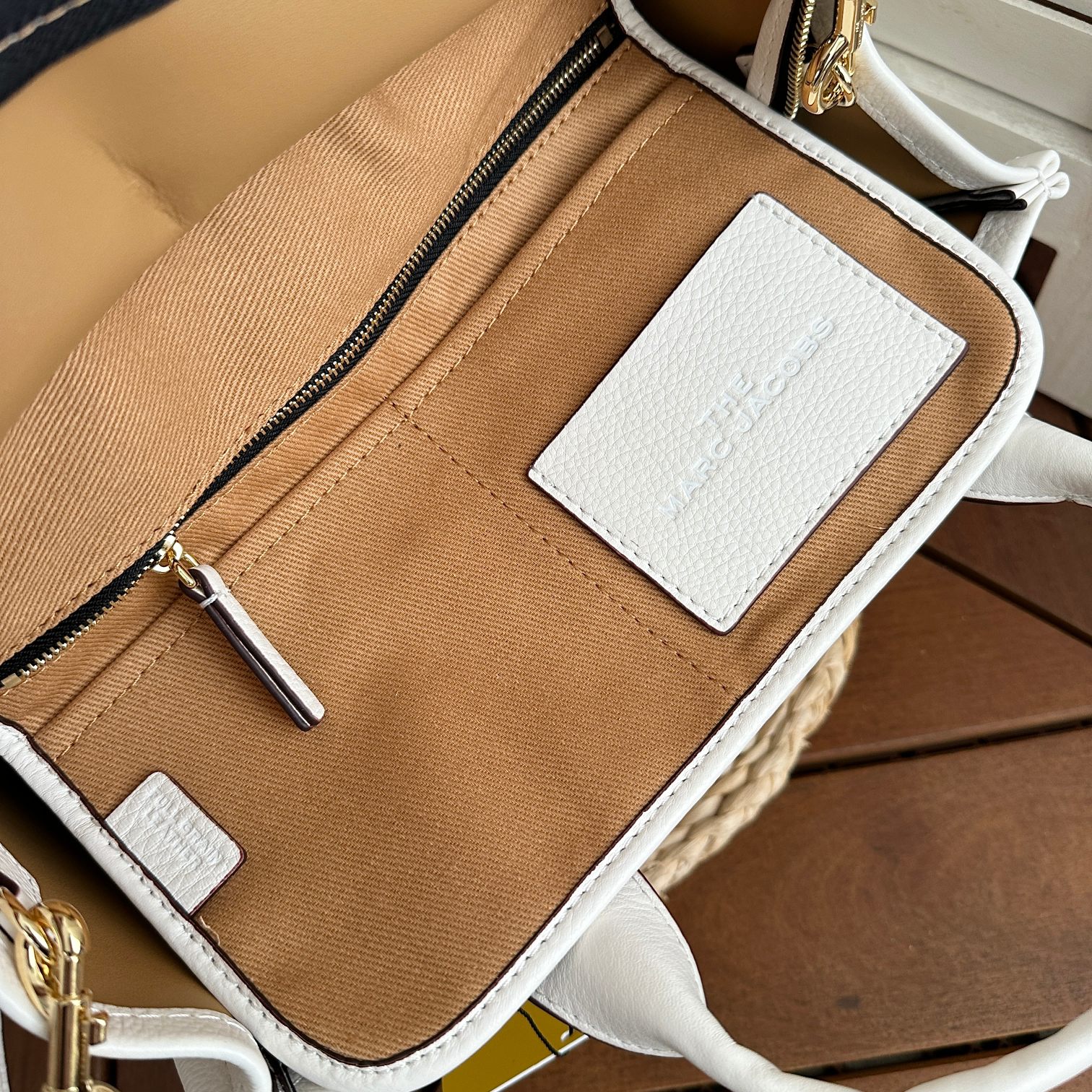 Marc Jacobs ～托特皮 白色小号33cm