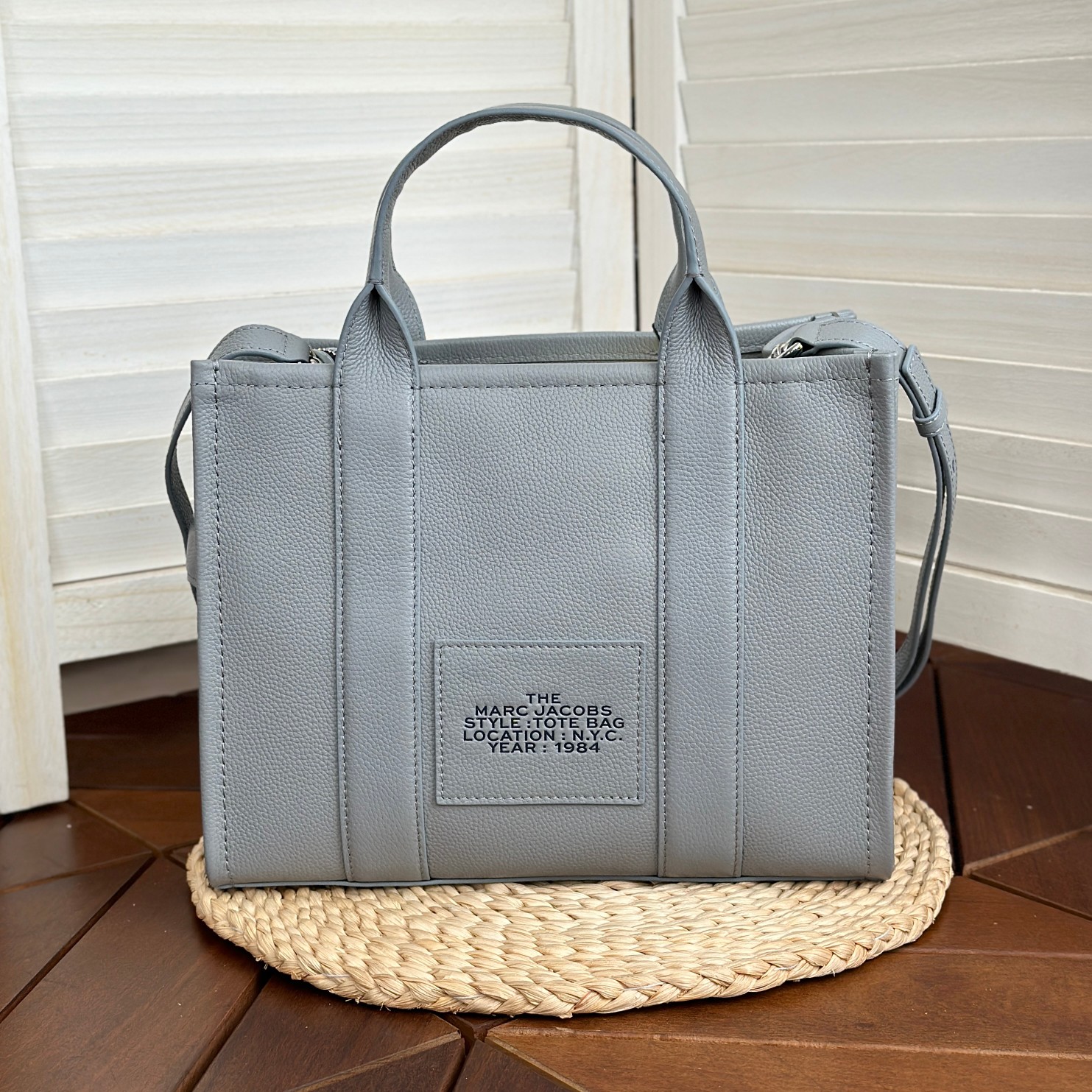Marc Jacobs ～托特皮 月光灰小号33cm