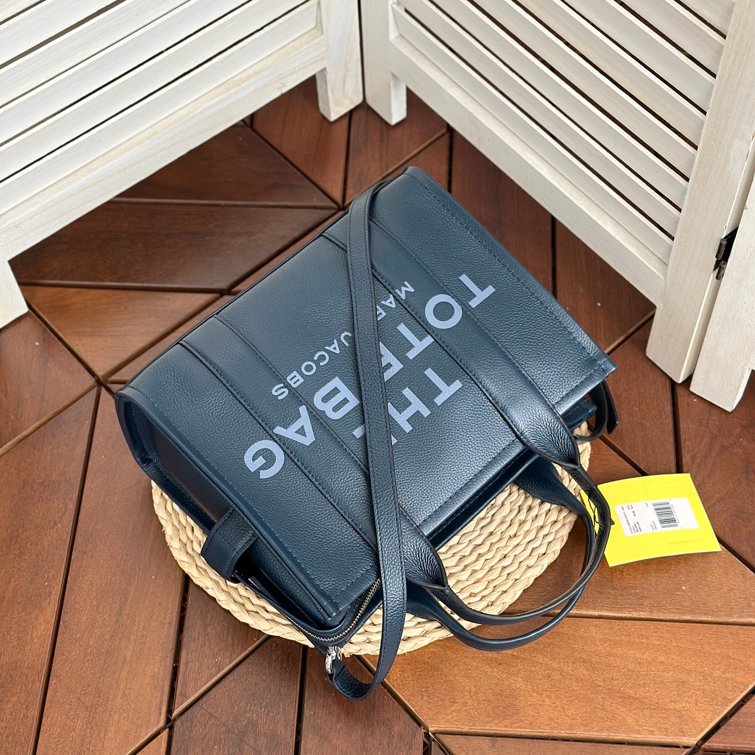 Marc Jacobs ～托特皮 深蓝色小号33cm