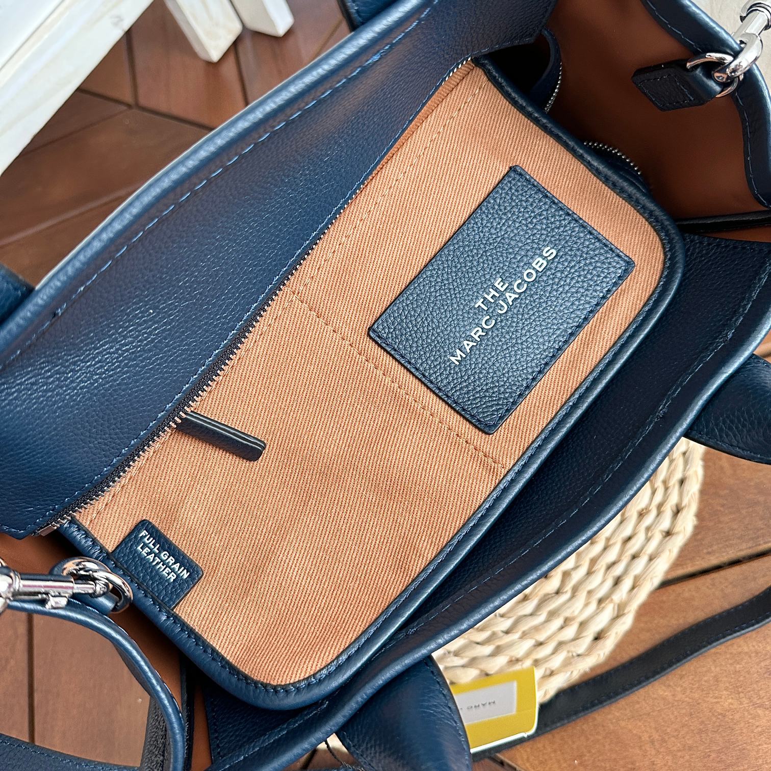 Marc Jacobs ～托特皮 深蓝色小号33cm