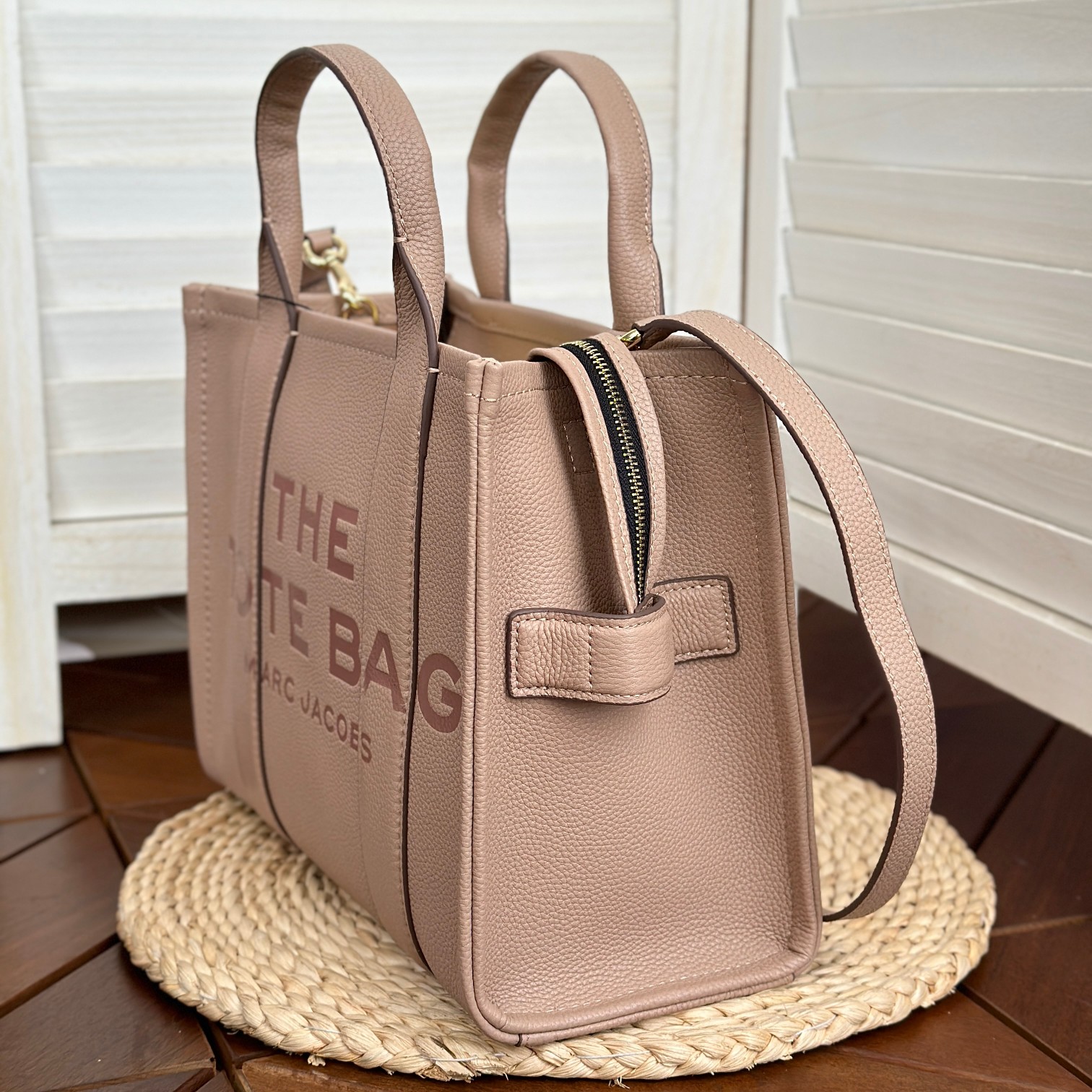 Marc Jacobs ～托特皮 浅粉小号33cm