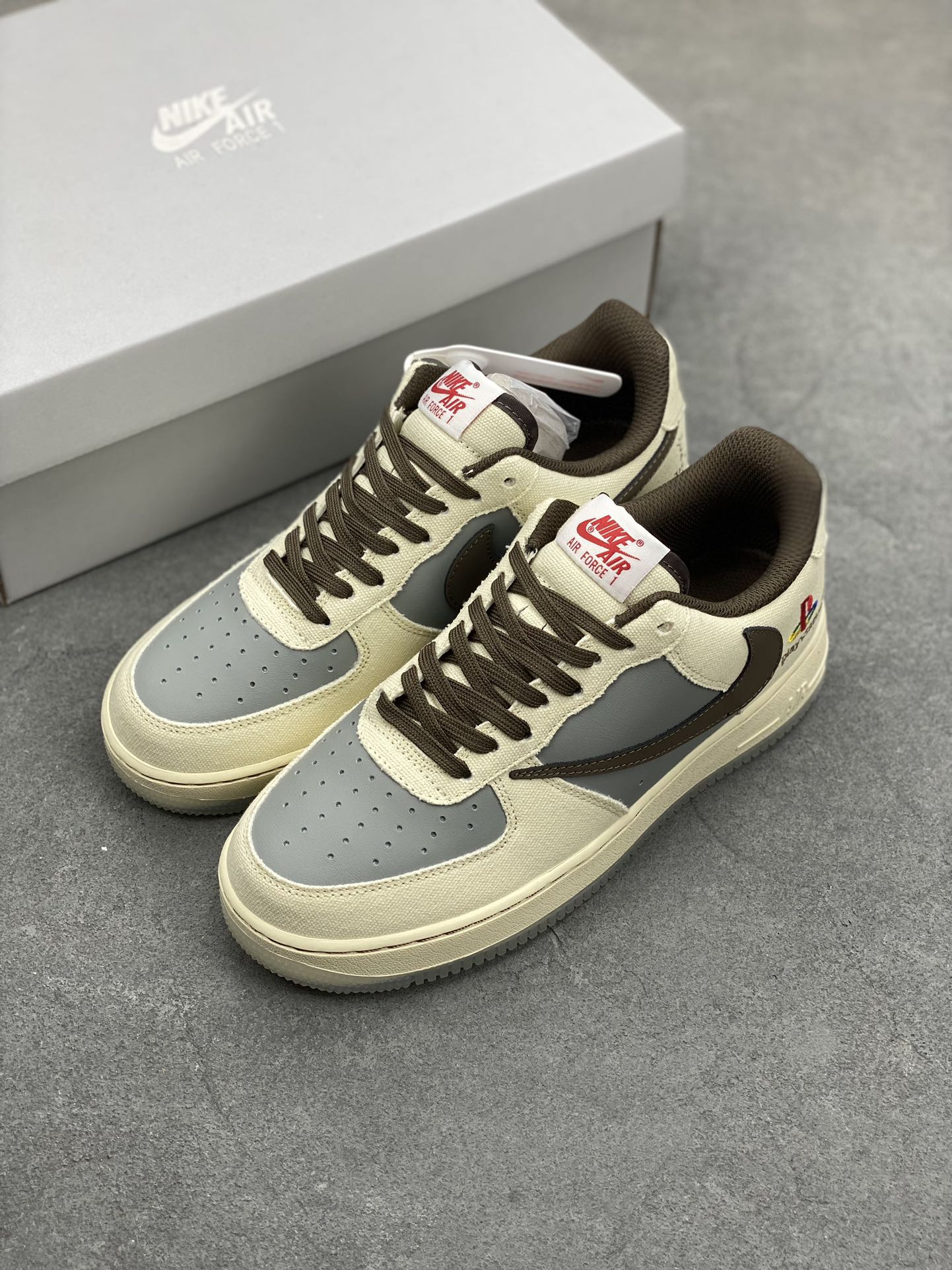 Nike Air Force 1 Low Travis Scott PlayStation Sneakers, Men's Size 9 i1693856785 2274 7