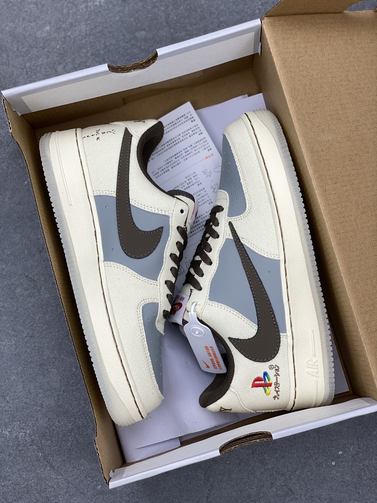 Nike Air Force 1 Low Travis Scott PlayStation Sneakers, Men's Size 10 i1693856785 2964 8