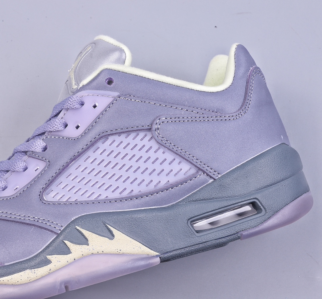 Air Jordan 5 Low ”Indigo Haze” AJ5 3M reflective indigo fog low-top basketball shoes FJ4563-500