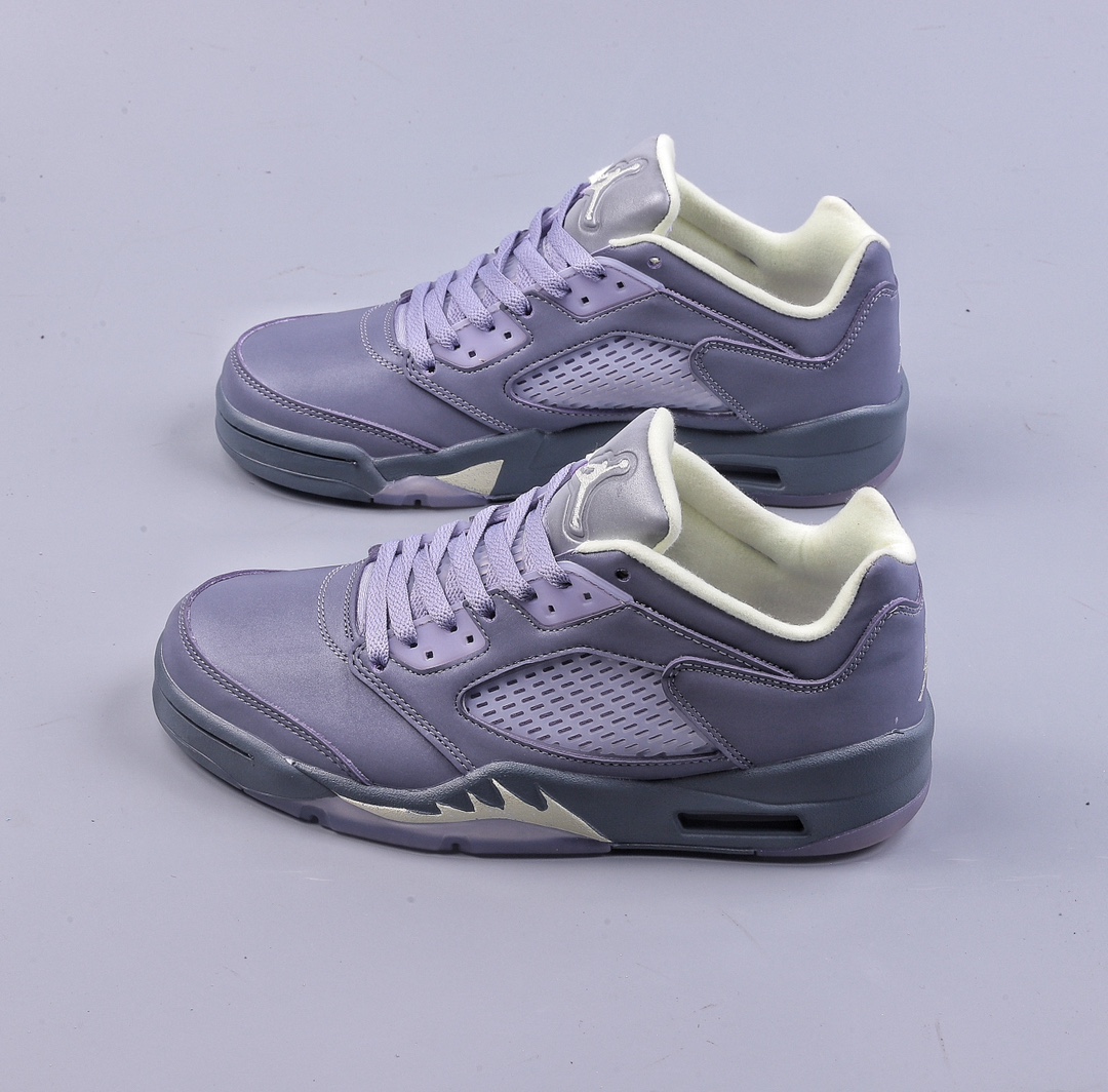 Air Jordan 5 Low ”Indigo Haze” AJ5 3M reflective indigo fog low-top basketball shoes FJ4563-500