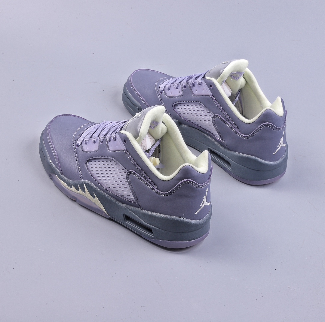 Air Jordan 5 Low ”Indigo Haze” AJ5 3M reflective indigo fog low-top basketball shoes FJ4563-500