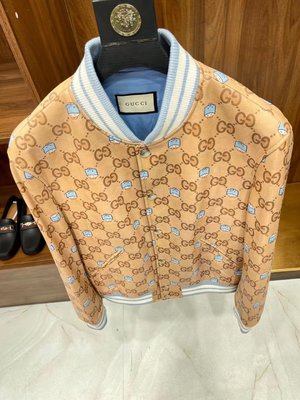 Gucci Clothing Coats & Jackets Printing Men Knitting Lambskin Sheepskin Casual