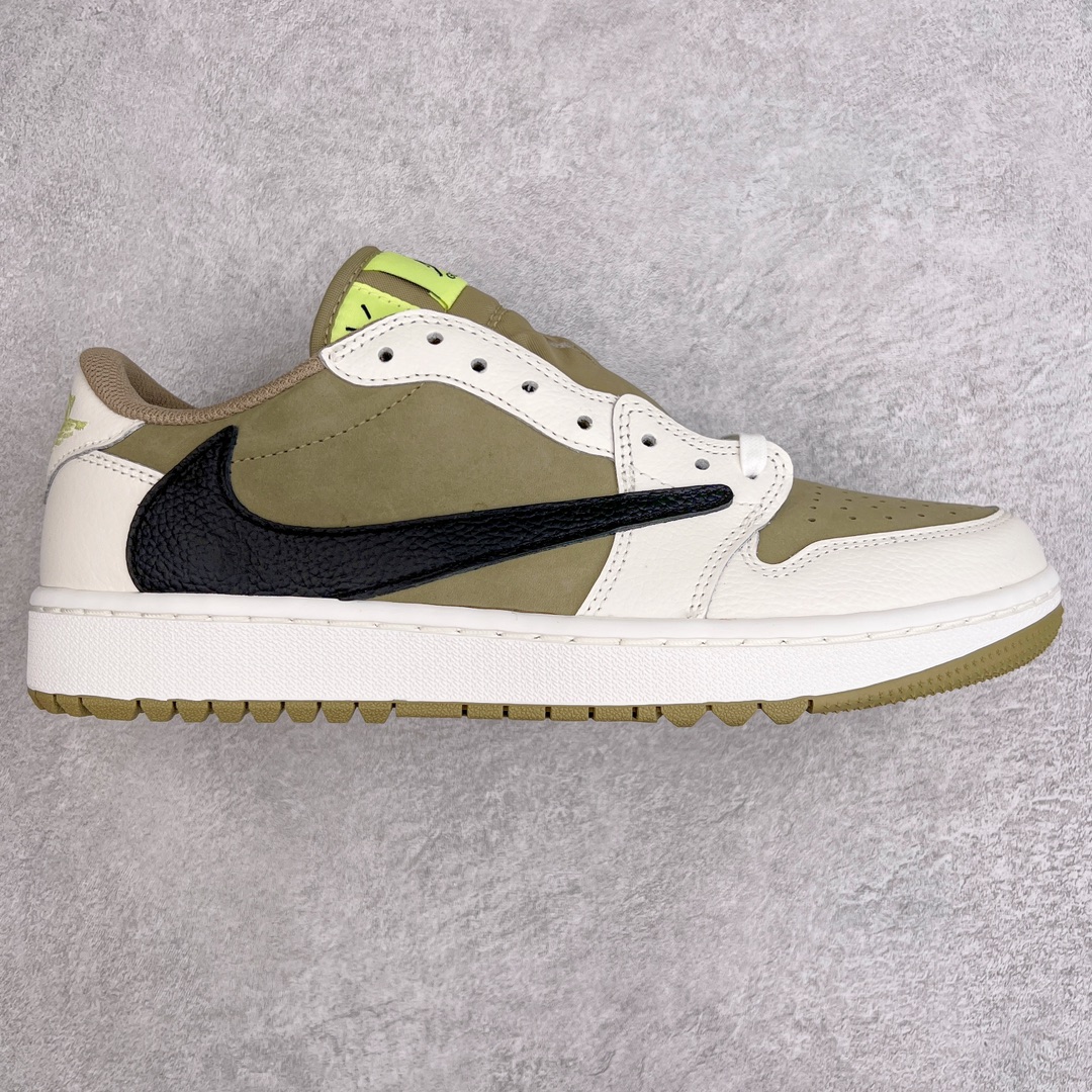 零售💰470 ＃PK纯原 Travis Scott x Air Jordan AJ1 Low Golf \”Olive\” TS联名倒钩6.0高尔夫低帮 橄榄绿 FZ3124-200 圈内最强倒钩系列 高端零售特供批次 产品品控稳定性领先行业 各方面均可对飙L版 良心定价不杀猪 SZ原厂全套原楦原纸板冲刀磨具开发 原厂皮料加持 原厂港宝加持定型后跟R度完美 同源原厂电绣 鬼脸飞翼针数密度立体效果一致 百分百一致原鞋 原厂拉帮工艺 针距密度一致 后跟弧度收口自然不对折 极致一眼正品既视感 进口玻璃冲刀皮料裁剪零毛边 全鞋电脑针车工艺 品控清洁度最高QC检验标准 免检产品 原厂订购鞋盒、鞋标、防尘纸、鞋撑、鞋带 追求极致的原厂味道 SIZE：36 36.5 37.5 38 38.5 39 40 40.5 41 42 42.5 43 44 44.5 45 46 47.5 编码：by4936070-运动鞋