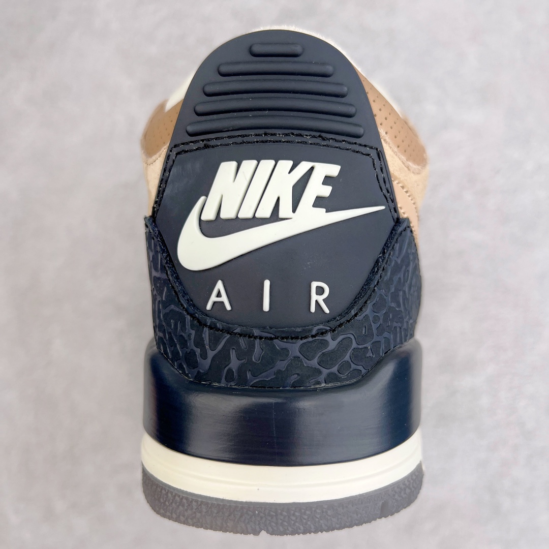 图片[8]-＃PB福利特价 Air Jordan AJ3 Retro 市场中端王者 全套原纸板楦头开发 原厂大底磨具加持立体防滑纹理 原装可视Air Sole气垫 原汁原味最完美的三代版型 唯一正确鞋头趴度弧度高度鞋身腰线 此版本只针对中端市场 皮料材质有所更替 其他数据细节工艺流程均保持一致 绝不口嗨 细节品控鞋型随意秒杀市面3XX 4XX 原厂TPU后跟饰片 正确内里反口里网布 皮料菱角分明不变形无多余毛边 正确手工大底描漆拉丝 市场唯一原厂鞋扣模具 原厂织唛标 原厂飞人电绣工艺 尾指中部跳三针 独家绑鞋带手法 印刷中底布 四线拉帮 米色美纹纸贴合固定 进口港宝加持 后跟自然饱满 全鞋荧光划线卡点 追求极致完美 每一双都是工艺品 多重QC质检 超越公司货的品控标准 实实在在的免检产品 尺码：40 40.5 41 42 42.5 43 44 44.5 45 45.5 46 47.5-选品中心