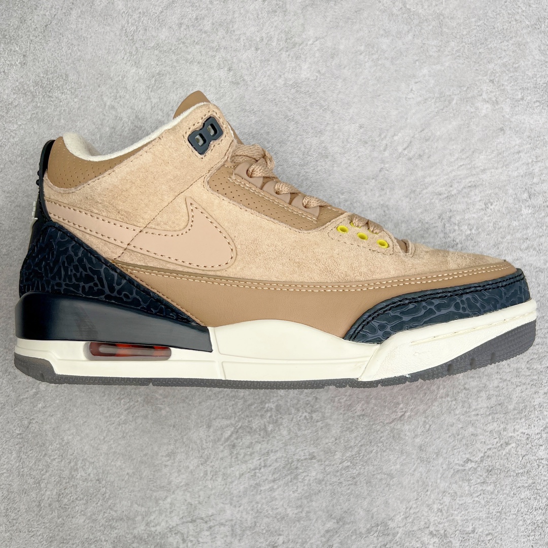 ＃PB福利特价 Air Jordan AJ3 Retro 市场中端王者 全套原纸板楦头开发 原厂大底磨具加持立体防滑纹理 原装可视Air Sole气垫 原汁原味最完美的三代版型 唯一正确鞋头趴度弧度高度鞋身腰线 此版本只针对中端市场 皮料材质有所更替 其他数据细节工艺流程均保持一致 绝不口嗨 细节品控鞋型随意秒杀市面3XX 4XX 原厂TPU后跟饰片 正确内里反口里网布 皮料菱角分明不变形无多余毛边 正确手工大底描漆拉丝 市场唯一原厂鞋扣模具 原厂织唛标 原厂飞人电绣工艺 尾指中部跳三针 独家绑鞋带手法 印刷中底布 四线拉帮 米色美纹纸贴合固定 进口港宝加持 后跟自然饱满 全鞋荧光划线卡点 追求极致完美 每一双都是工艺品 多重QC质检 超越公司货的品控标准 实实在在的免检产品 尺码：40 40.5 41 42 42.5 43 44 44.5 45 45.5 46 47.5-选品中心