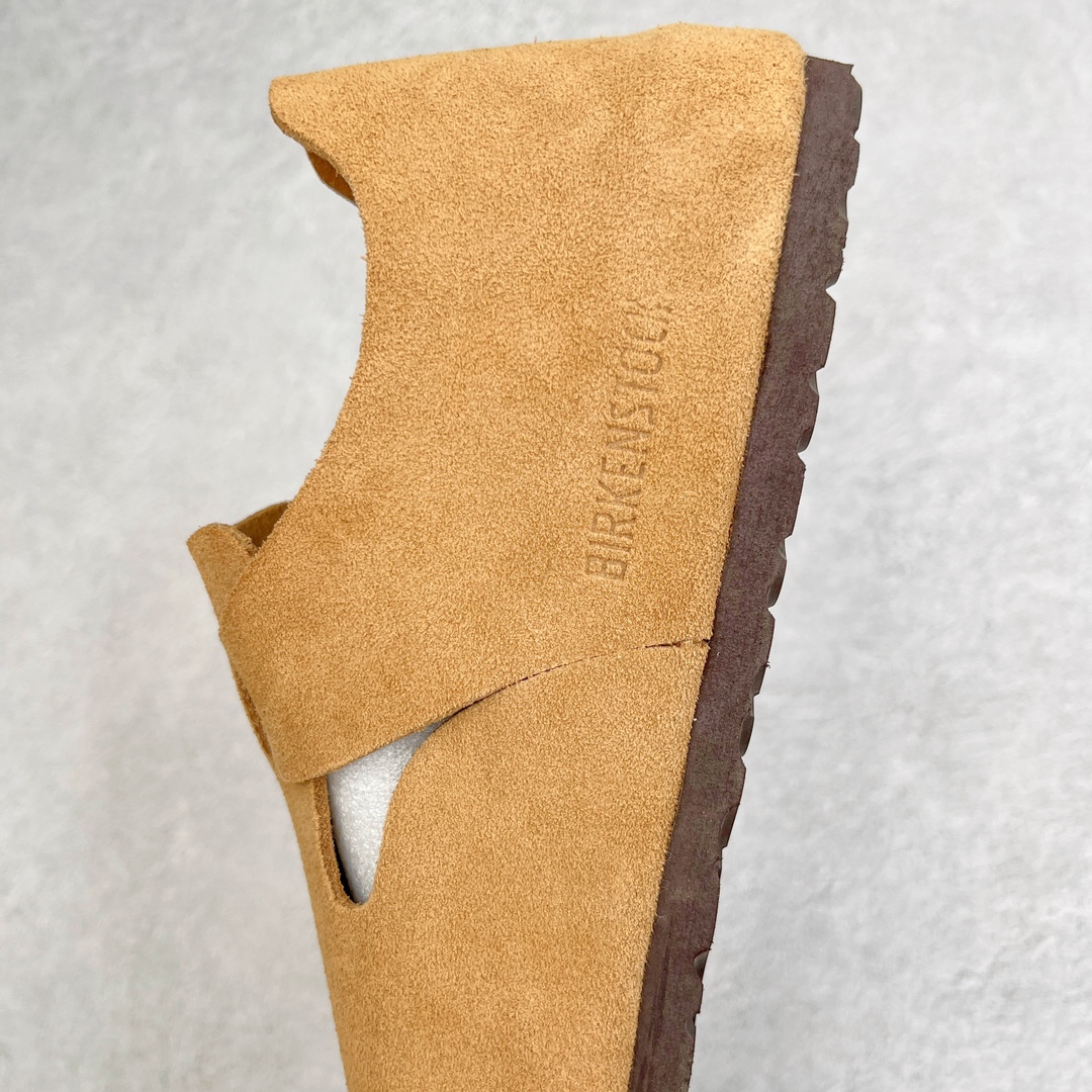 图片[7]-＃DG纯原福利 Birkenstock London 系列勃肯皮革绒面双扣时尚休闲平底鞋 牛皮绒面革质地柔软 搭配可调节鞋扣提升穿着舒适度 人体工学设计分散脚部压力 保护脚踝 软木乳胶鞋床具有一定的收缩性 长时间穿着后能贴合脚型 EVA鞋底回弹性和抗张性力高 具有良好的防震、缓冲性 四季皆宜 柔软的鞋床采用额外的泡沫缓冲层 提供额外的舒适感和全天支撑 全网独家首发 源于德国的严谨工艺 牛巴戎面 中层松木 EVA 三层组合大底 优质牛皮面料五金扣 出口订单 尺码：38 39 40-选品中心