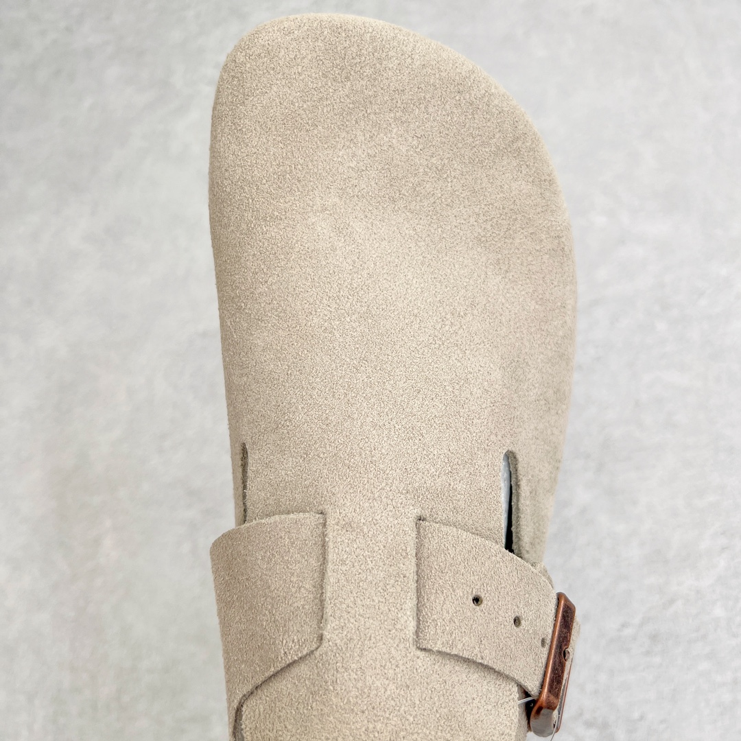 图片[4]-＃DG纯原福利 Birkenstock London 系列勃肯皮革绒面双扣时尚休闲平底鞋 牛皮绒面革质地柔软 搭配可调节鞋扣提升穿着舒适度 人体工学设计分散脚部压力 保护脚踝 软木乳胶鞋床具有一定的收缩性 长时间穿着后能贴合脚型 EVA鞋底回弹性和抗张性力高 具有良好的防震、缓冲性 四季皆宜 柔软的鞋床采用额外的泡沫缓冲层 提供额外的舒适感和全天支撑 全网独家首发 源于德国的严谨工艺 牛巴戎面 中层松木 EVA 三层组合大底 优质牛皮面料五金扣 出口订单 尺码：36 37 39 40-选品中心