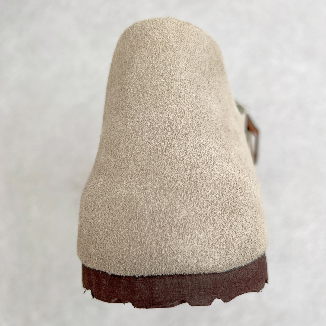 图片[8]-＃DG纯原福利 Birkenstock London 系列勃肯皮革绒面双扣时尚休闲平底鞋 牛皮绒面革质地柔软 搭配可调节鞋扣提升穿着舒适度 人体工学设计分散脚部压力 保护脚踝 软木乳胶鞋床具有一定的收缩性 长时间穿着后能贴合脚型 EVA鞋底回弹性和抗张性力高 具有良好的防震、缓冲性 四季皆宜 柔软的鞋床采用额外的泡沫缓冲层 提供额外的舒适感和全天支撑 全网独家首发 源于德国的严谨工艺 牛巴戎面 中层松木 EVA 三层组合大底 优质牛皮面料五金扣 出口订单 尺码：36 37 39 40-选品中心