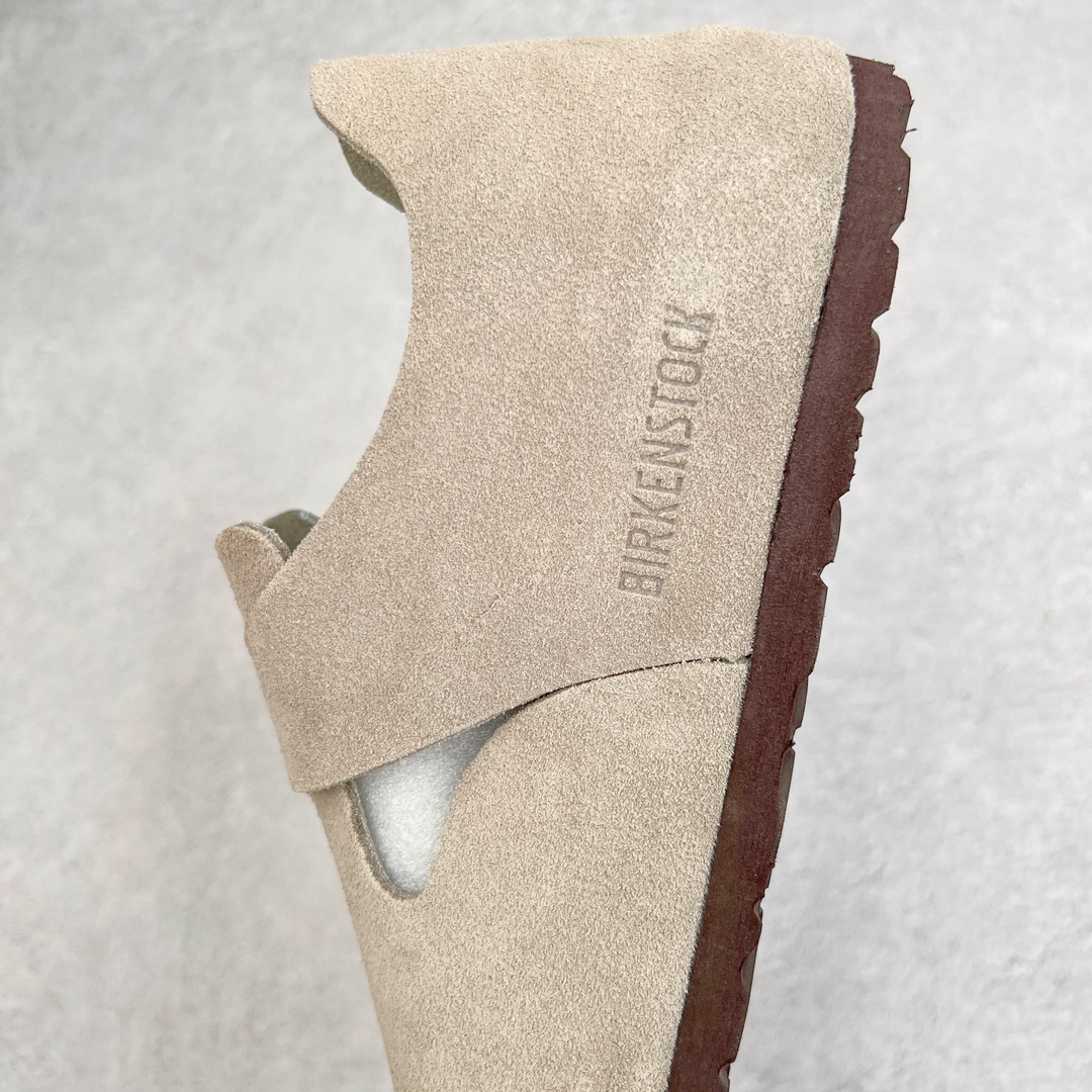 图片[7]-＃DG纯原福利 Birkenstock London 系列勃肯皮革绒面双扣时尚休闲平底鞋 牛皮绒面革质地柔软 搭配可调节鞋扣提升穿着舒适度 人体工学设计分散脚部压力 保护脚踝 软木乳胶鞋床具有一定的收缩性 长时间穿着后能贴合脚型 EVA鞋底回弹性和抗张性力高 具有良好的防震、缓冲性 四季皆宜 柔软的鞋床采用额外的泡沫缓冲层 提供额外的舒适感和全天支撑 全网独家首发 源于德国的严谨工艺 牛巴戎面 中层松木 EVA 三层组合大底 优质牛皮面料五金扣 出口订单 尺码：36 37 39 40-选品中心