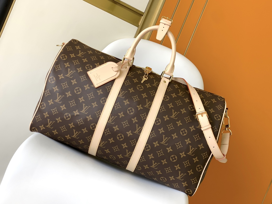 Louis Vuitton LV Keepall Bolsos de viaje Monogram Canvas Lona M41418