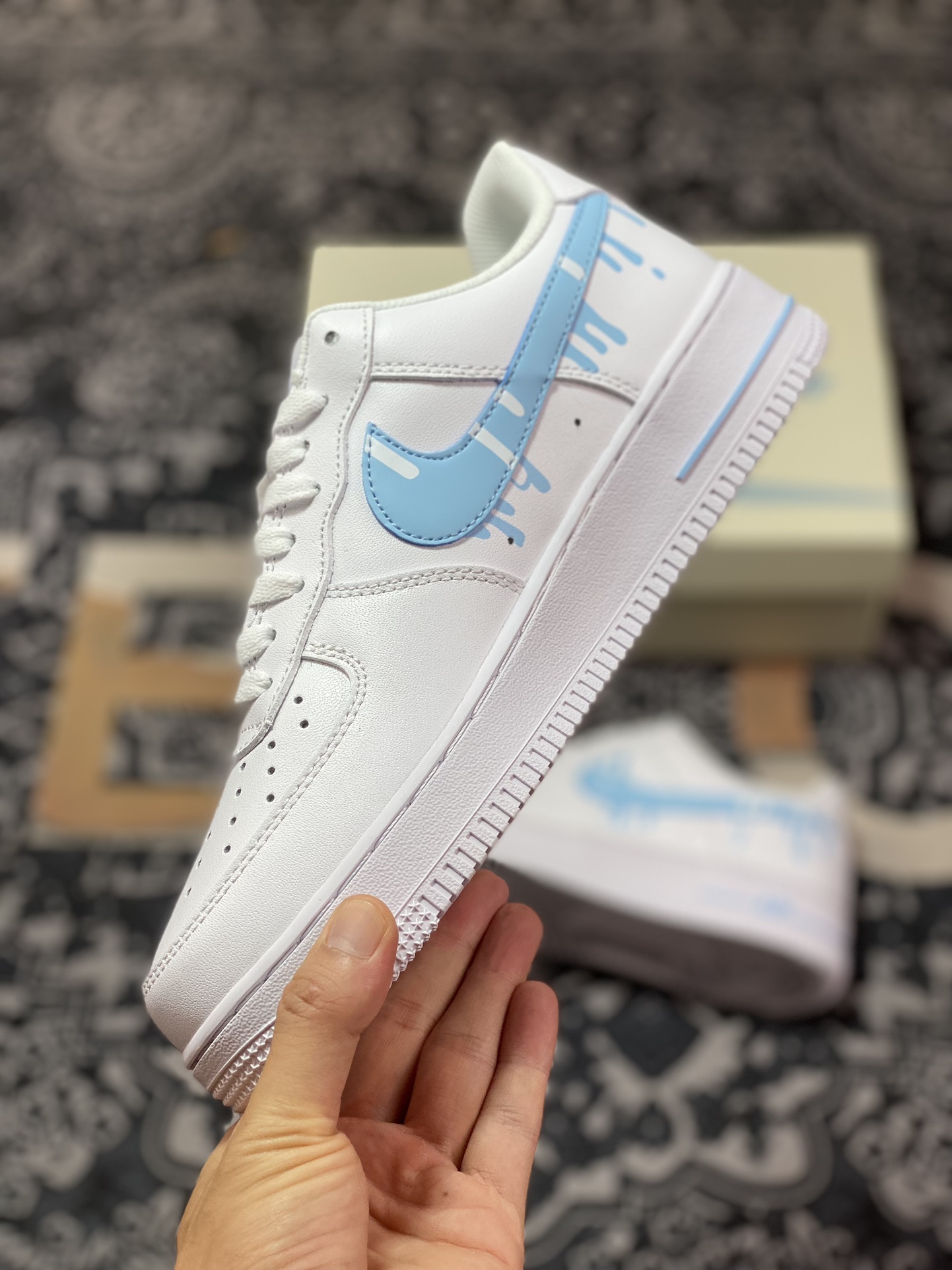 Air Force 1 '07 Low White Blue Ice Cream CW2288-005