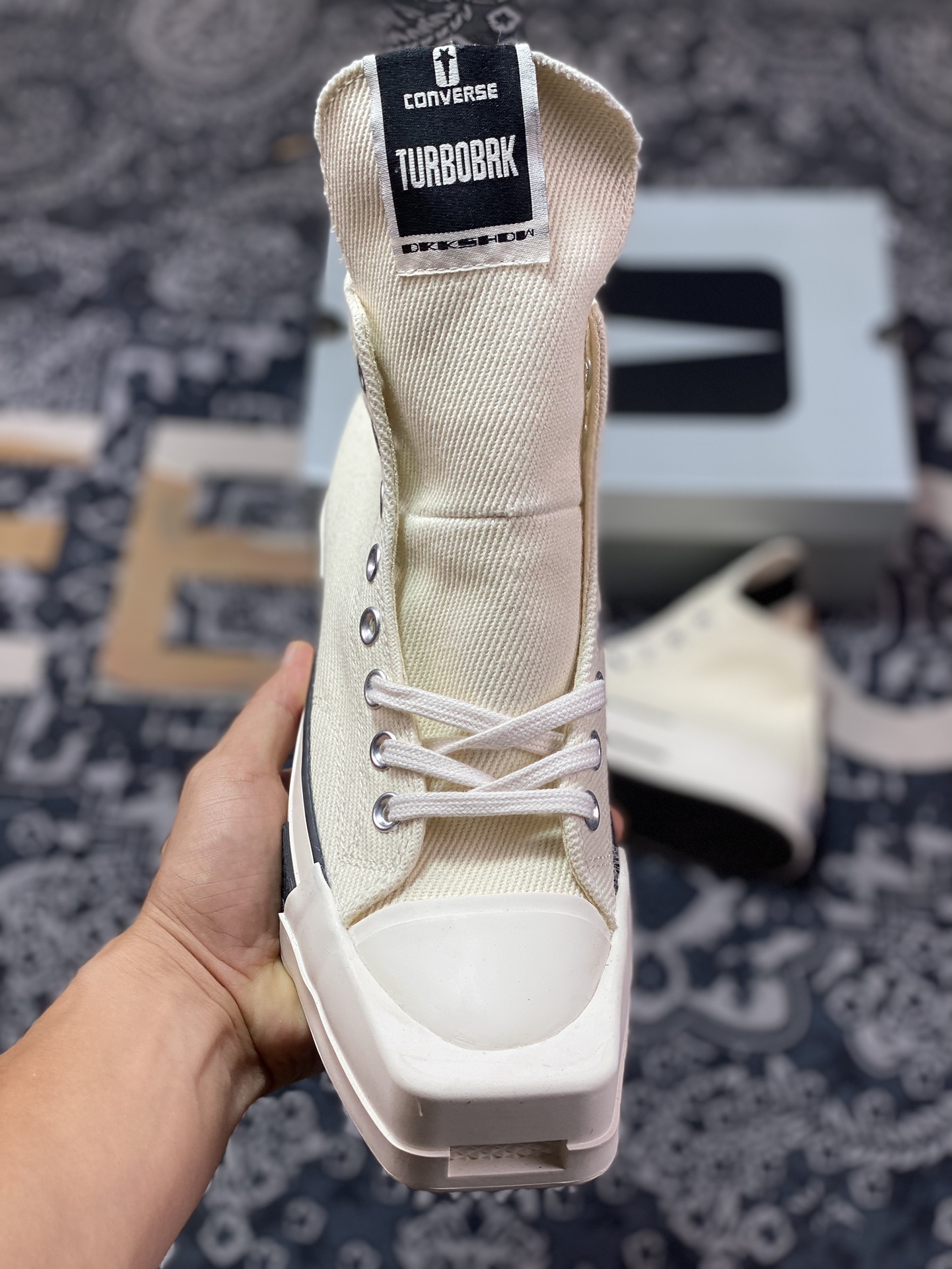 Converse x Rickowens Black and White High and Low Converse and Rick Owens collaborate again