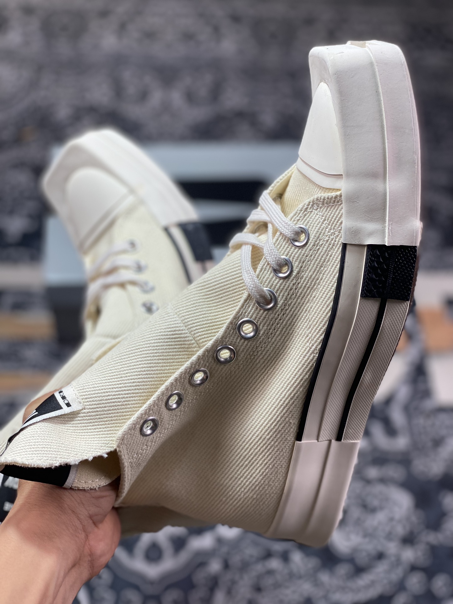 Converse x Rickowens Black and White High and Low Converse and Rick Owens collaborate again