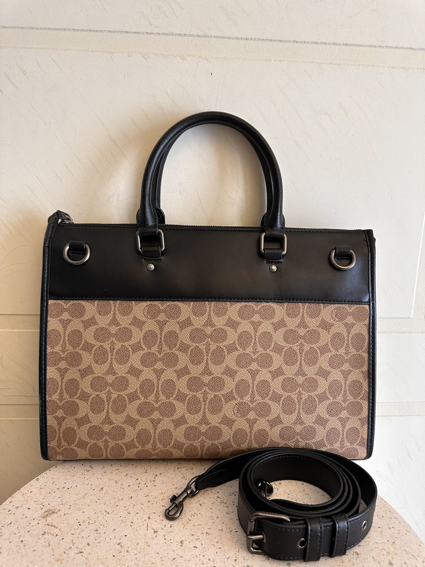 Coach 新款coach蔻驰C0243 C2682男士公文包GOTHAM公事包商务文件包