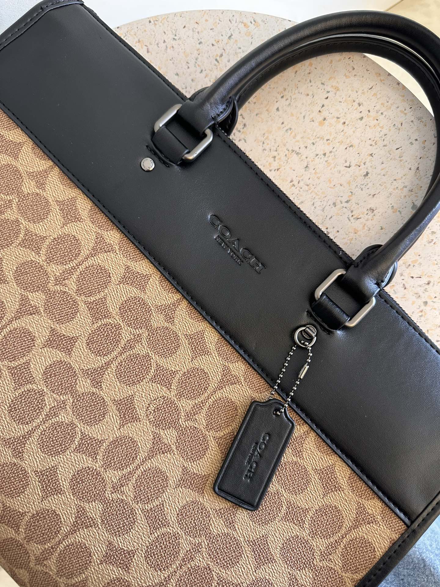 Coach 新款coach蔻驰C0243 C2682男士公文包GOTHAM公事包商务文件包