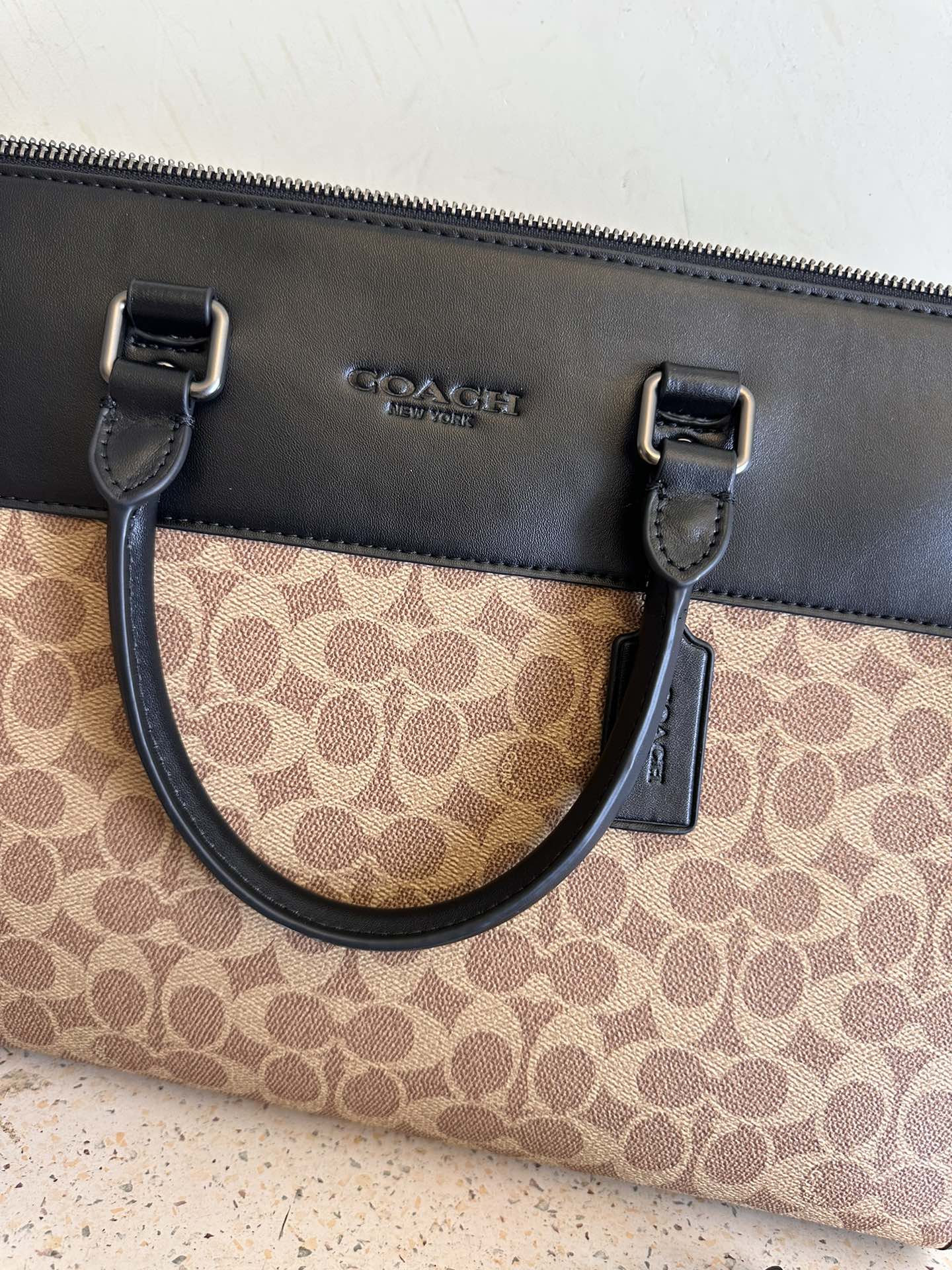Coach 新款coach蔻驰C0243 C2682男士公文包GOTHAM公事包商务文件包