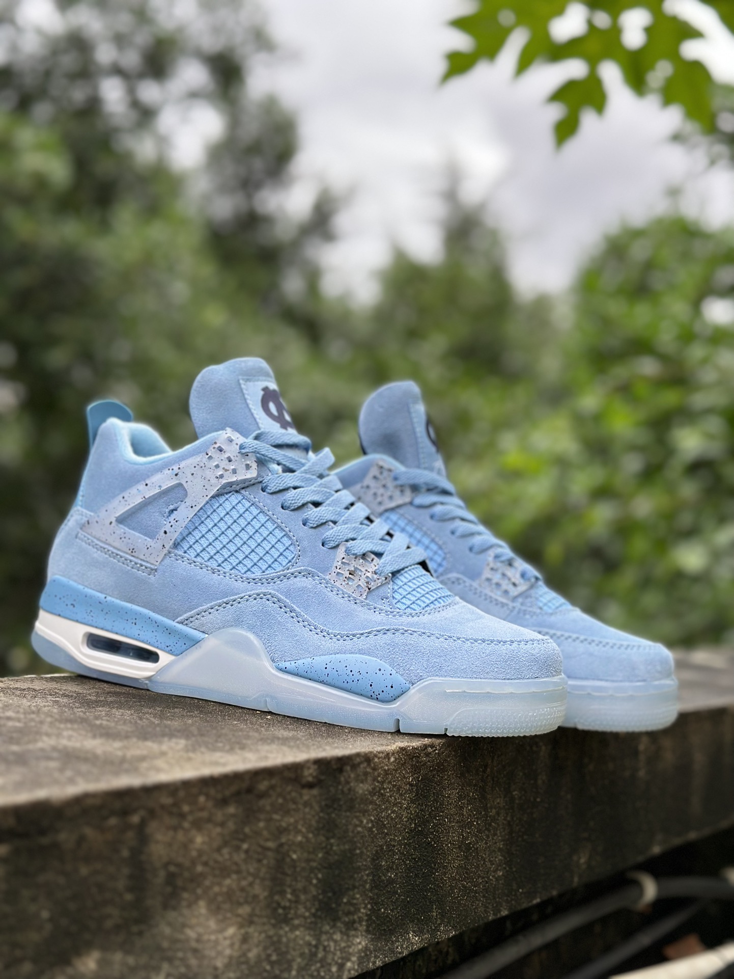 ¡¡Original puro‼️ Original puro, de fábrica‼️ Air Jordan AJ4 Retro Azul Universidad de Carolina del Norte, ve…