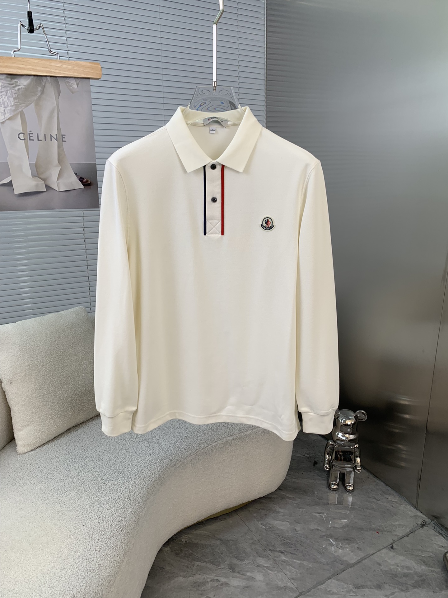 Moncler Clothing T-Shirt Knitting Spring Collection Long Sleeve