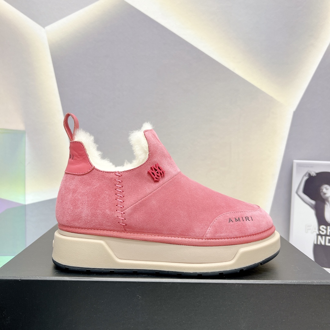AMIRI Winter Boot Series: Stylish Fur Shoes with Japanese Influence - 图片 5