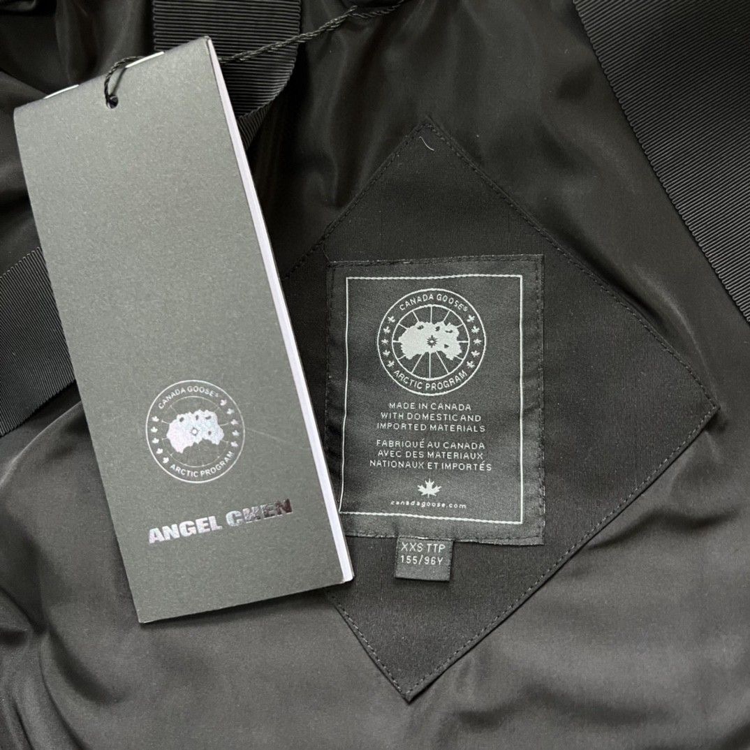 Guangzhou high-end Canada Goose Expedition jacket in 4 colors: black, white, pink, gray. Sizes: XS-XL. Sustainable design, classic style, keeps warm.-Big cat