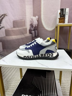 Dsquared2 Shoes Sneakers 2023 Perfect Replica Designer Cowhide Casual