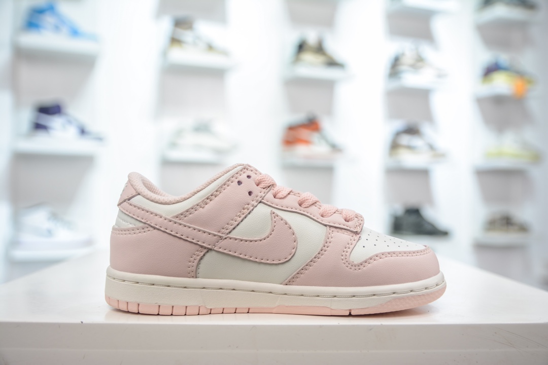 NK Dunk Low (PLS) children's shoes pink low-top casual sports shoes CW1588-101