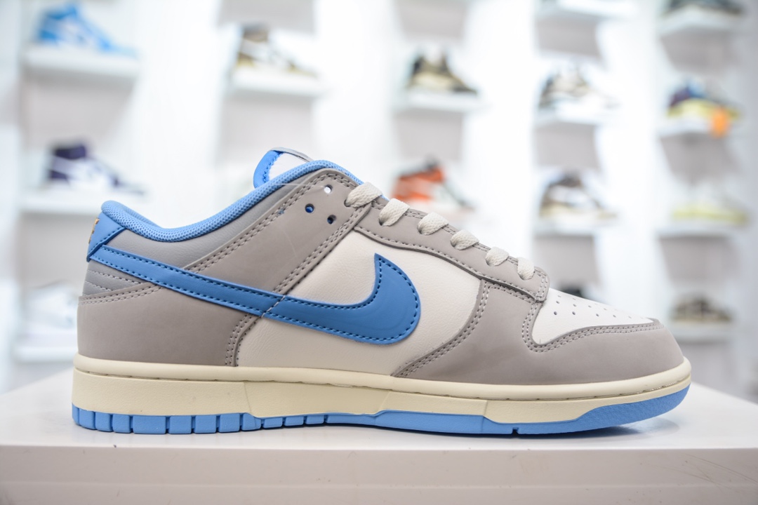 Epic value for money Nike SB Dunk Low ”Athletic Department” gray, white and blue FN7488-133