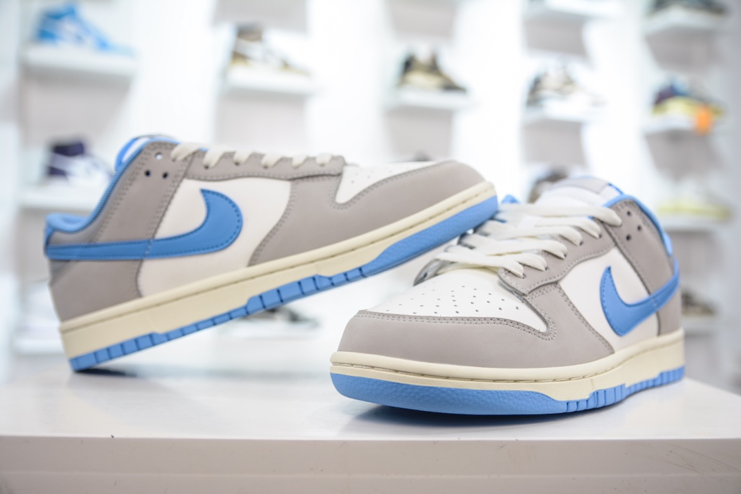 Epic value for money Nike SB Dunk Low ”Athletic Department” gray, white and blue FN7488-133