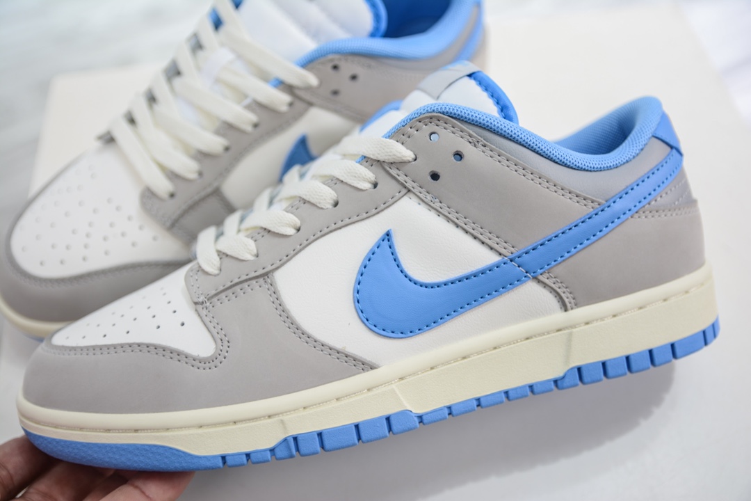 Epic value for money Nike SB Dunk Low ”Athletic Department” gray, white and blue FN7488-133