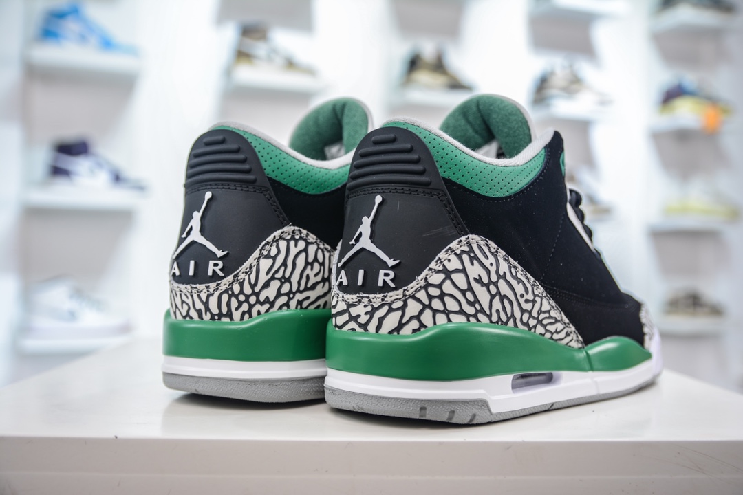 Air Jordan 3 Black Green AJ3 CT8532-030