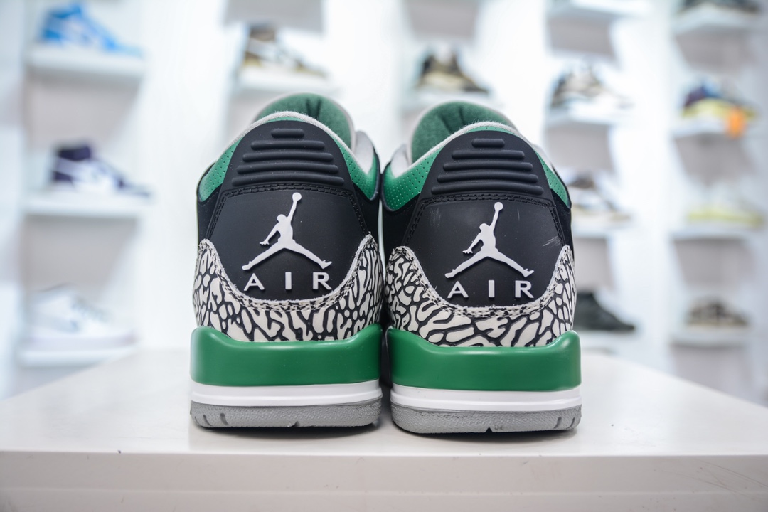 Air Jordan 3 Black Green AJ3 CT8532-030