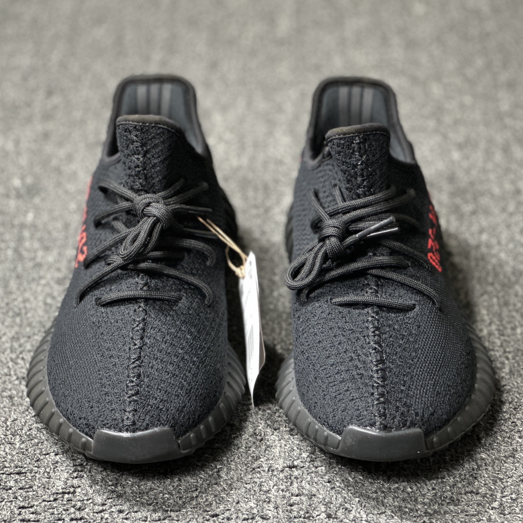 Yeezy黑红文字鞋码36-48总裁