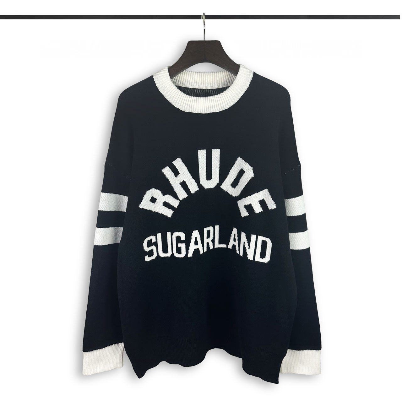 Rhude Clothing Sweatshirts Black Green White