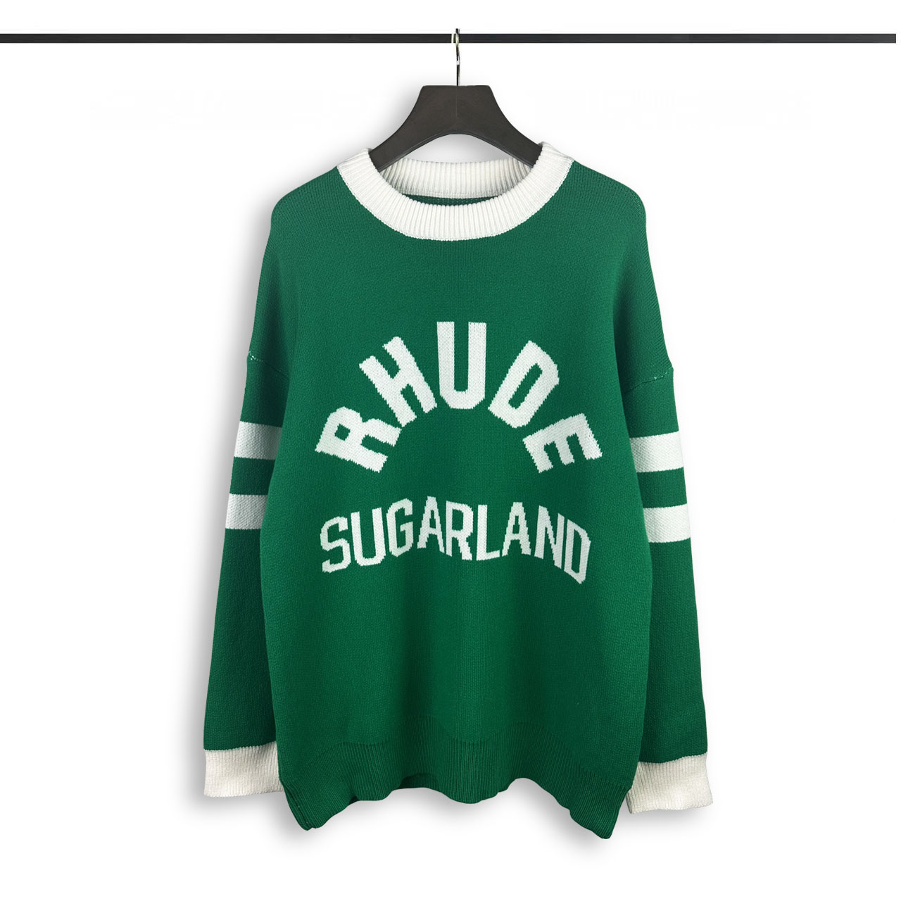 Rhude Clothing Sweatshirts Black Green White