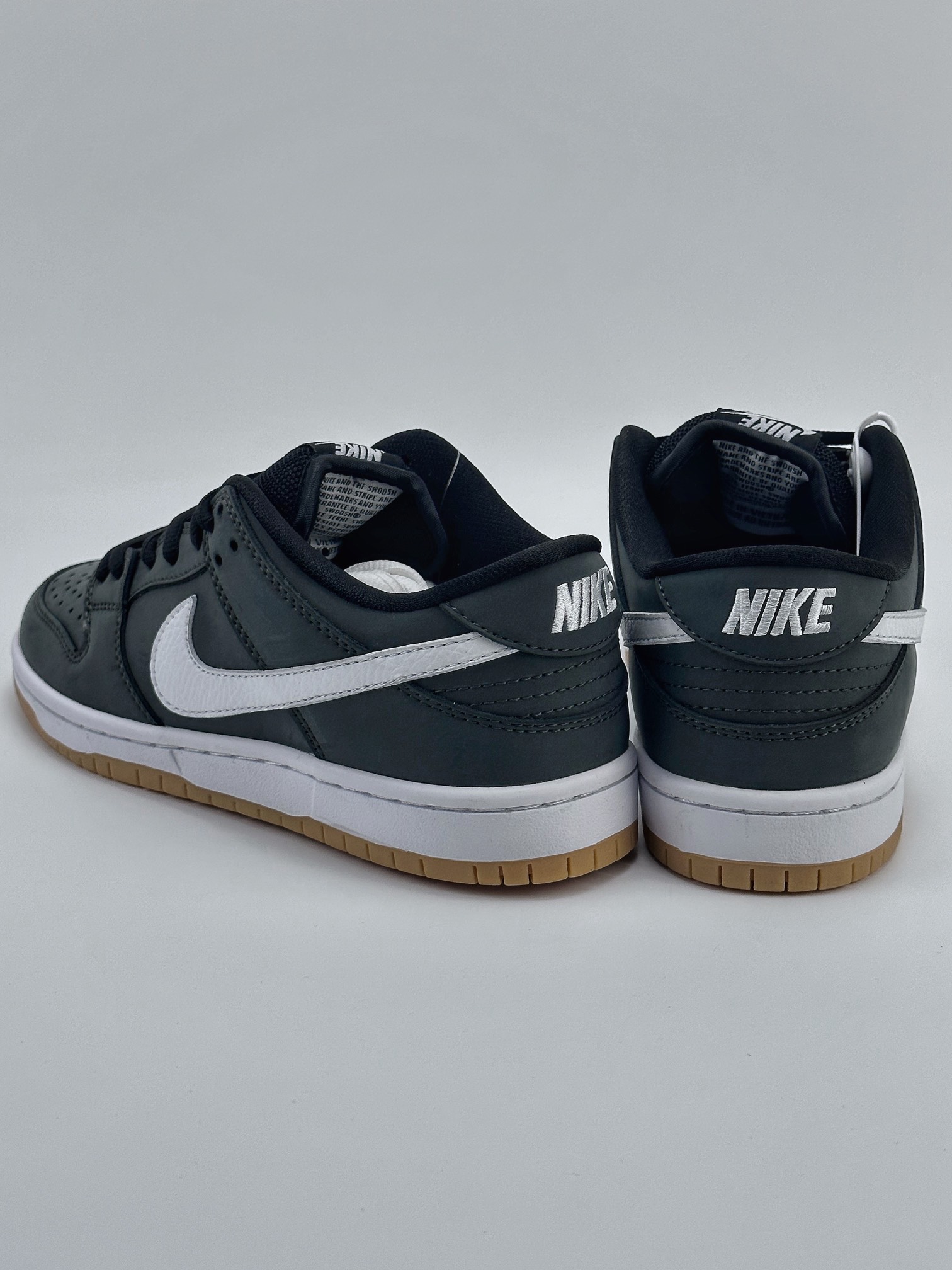 NIKE SB Dunk Low Pro ISO White Label Black Rubber CD2563-001