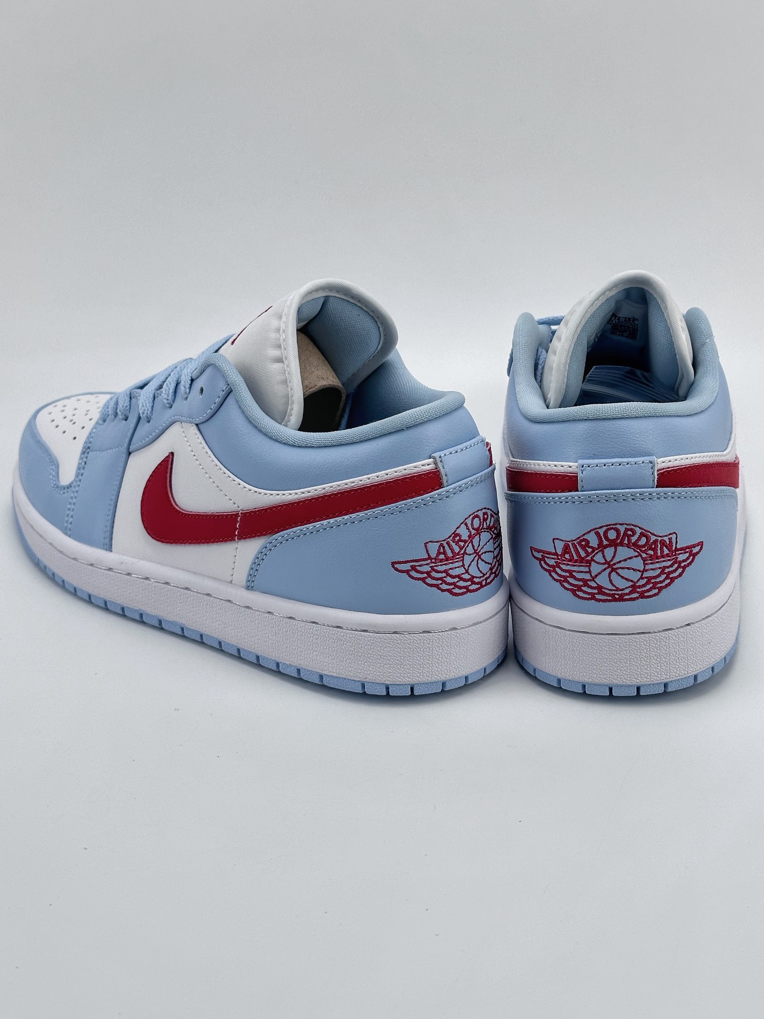 Air Jordan 1 Low Blue Grey Dune Red 白蓝红 DC0774-164